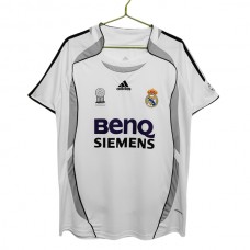 Real Madrid Hjemmebanetrøje Retro 2006-07 Fodboldsæt