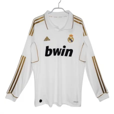 Real Madrid Hjemmebanetrøje Retro 2011-12 Langærmet Fodboldsæt