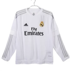 Real Madrid Hjemmebanetrøje Retro 2015-16 Langærmet Fodboldsæt