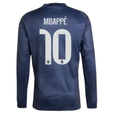 Real Madrid Mbappé 10 Udebanetrøje 2025-26 Langærmet Fodboldsæt