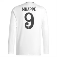 Real Madrid Mbappé 9 Hjemmebanetrøje 2024-25 Langærmet Fodboldsæt