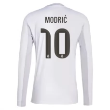 Real Madrid Modrić 10 Hjemmebanetrøje 2025-26 Langærmet Fodboldsæt