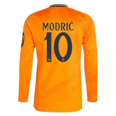 Real Madrid Modrić 10 Udebanetrøje 2024-25 Langærmet Fodboldsæt