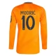 Real Madrid Modrić 10 Udebanetrøje 2024-25 Langærmet Fodboldsæt