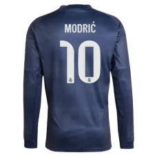 Real Madrid Modrić 10 Udebanetrøje 2025-26 Langærmet Fodboldsæt