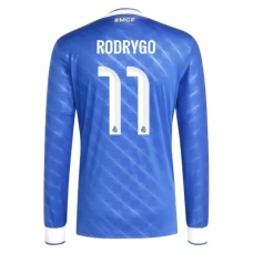 Real Madrid Rodrygo 11 Tredjetrøje 2025-26 Langærmet Fodboldsæt