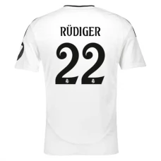 Real Madrid Rüdiger 22 Hjemmebanetrøje 2024-25 Fodboldsæt