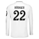 Real Madrid Rüdiger 22 Hjemmebanetrøje 2024-25 Langærmet Fodboldsæt