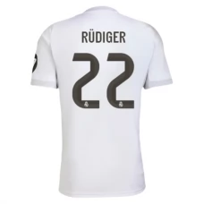 Real Madrid Rüdiger 22 Hjemmebanetrøje 2025-26 Fodboldsæt