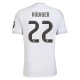 Real Madrid Rüdiger 22 Hjemmebanetrøje 2025-26 Fodboldsæt
