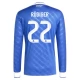 Real Madrid Rüdiger 22 Tredjetrøje 2025-26 Langærmet Fodboldsæt