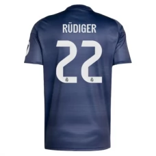 Real Madrid Rüdiger 22 Udebanetrøje 2025-26 Fodboldsæt