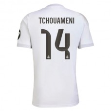 Real Madrid Tchouaméni 14 Hjemmebanetrøje 2025-26 Fodboldsæt