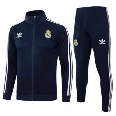 Real Madrid Træningsjakke Sæt 2024-25 - Dark Blå