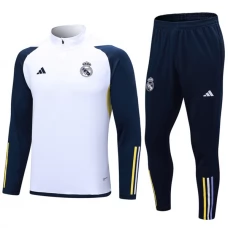 Real Madrid Træningssæt 2023-24 - 1-4 Zip Hvid