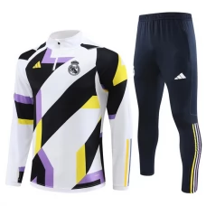 Real Madrid Træningssæt 2023-24 - 1-4 Zip Sort Lilla