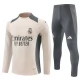 Real Madrid Træningssæt 2024-25 - 1-4 Zip Beige