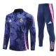 Real Madrid Træningssæt 2024-25 - 1-4 Zip Blå