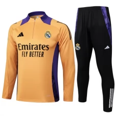 Real Madrid Træningssæt 2024-25 - 1-4 Zip Orange