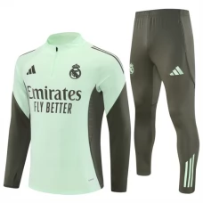 Real Madrid Træningssæt 2025-26 - 1-4 Zip Grøn