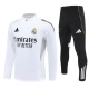 Real Madrid Træningssæt 2025-26 - 1-4 Zip Hvid