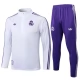 Real Madrid Træningssæt 2025-26 - 1-4 Zip Hvid