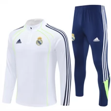 Real Madrid Træningssæt 2025-26 - 1-4 Zip Hvid
