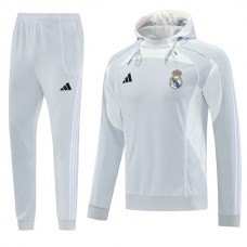 Real Madrid Træningssæt 2025-26 - Hoodie Grå