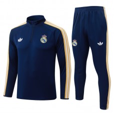 Real Madrid Træningssæt 2026-27 - 1-4 Zip Blå