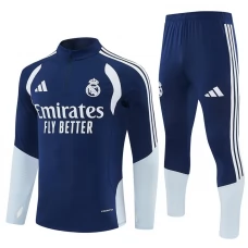 Real Madrid Træningssæt 2026-27 - 1-4 Zip Blå