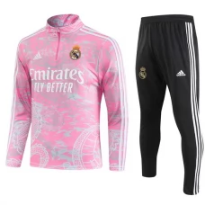 Real Madrid Træningssæt Børn 2023-24 - 1-4 Zip Pink