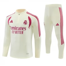 Real Madrid Træningssæt Børn 2026-27 - 1-4 Zip Beige
