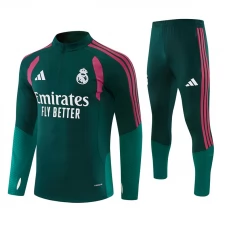 Real Madrid Træningssæt Børn 2026-27 - 1-4 Zip Grøn Rød