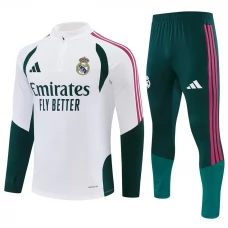 Real Madrid Træningssæt Børn 2026-27 - 1-4 Zip Hvid
