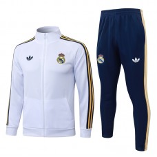 Real Madrid Træningssæt(Jakke+Bukser) Børn 2026-27 - Hvid
