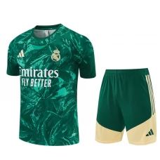 Real Madrid Træningssæt(Trøje+Shorts) Børn 2026-27 Grøn