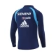 Real Madrid Træningstrøje 2003-04 - 1-4 Zip Retro Blå