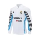 Real Madrid Træningstrøje 2003-04 - 1-4 Zip Retro Hvid