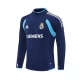 Real Madrid Træningstrøje 2005-06 - 1-4 Zip Retro Blå