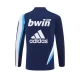 Real Madrid Træningstrøje 2005-06 - 1-4 Zip Retro Blå