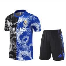 Real Madrid Træningstrøje Sæt 2025-26 - Shorts Dragon Sort
