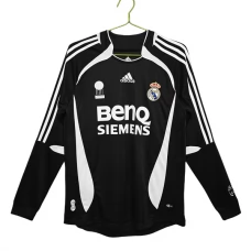 Real Madrid Tredjetrøje Retro 2006-07 Langærmet Fodboldsæt