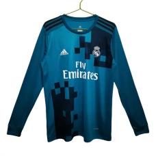 Real Madrid Tredjetrøje Retro 2017-18 Langærmet Fodboldsæt