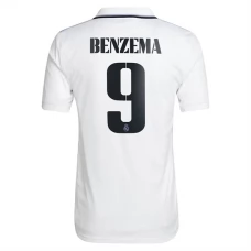 Real Madrid Trøje 2022-23 Karim Benzema 9 Hjemmebanetrøje