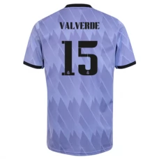 Real Madrid Trøje 2022-23 Valverde 15 Udebanetrøje