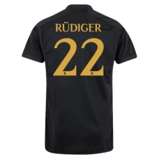 Real Madrid Trøje 2023-24 Antonio Rüdiger 22 Tredjetrøje
