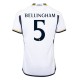 Real Madrid Trøje 2023-24 Bellingham 5 Hjemmebanetrøje