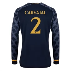 Real Madrid Trøje 2023-24 Carvajal 2 Langærmet Udebanetrøje