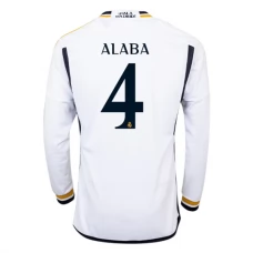Real Madrid Trøje 2023-24 David Alaba 4 Langærmet Hjemmebanetrøje