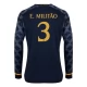 Real Madrid Trøje 2023-24 E. Militao 3 Langærmet Udebanetrøje